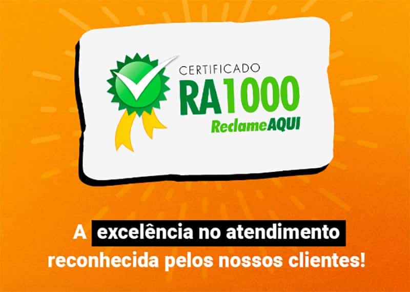 Hotéis - A Melhor Avaliação - Certificado RA1000