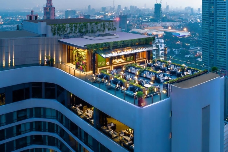 Hotel com rooftop em Bangkok