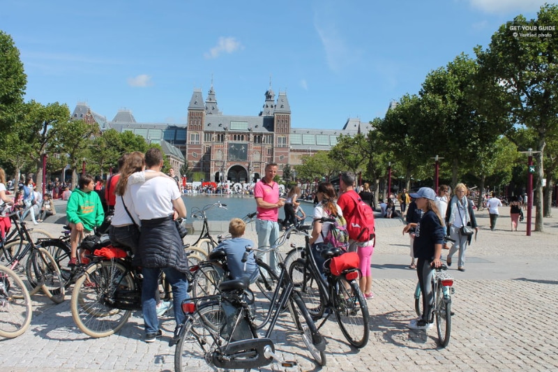 Passeio guiado de bike em Amsterdam