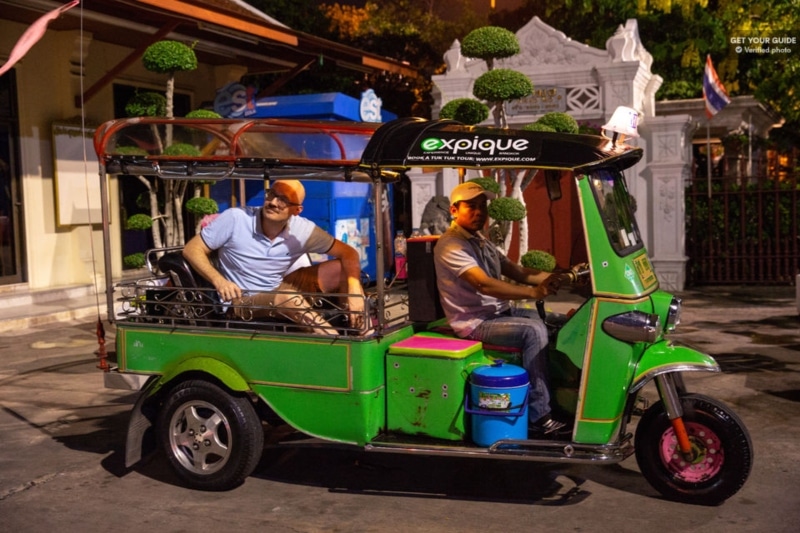 Passeio de Tuk Tuk em Bangkok