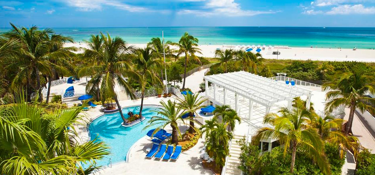 Hotel em Miami com piscina beira-mar