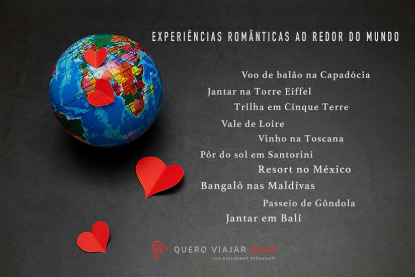 Onde comemorar o Valentine`s Day