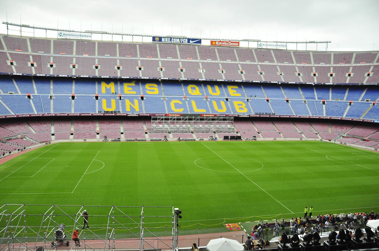 Passeio em Barcelona no maior estádio da Europa