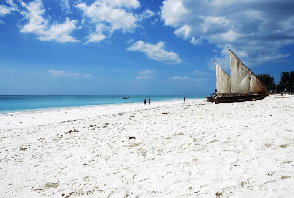 Praias de areia branca
