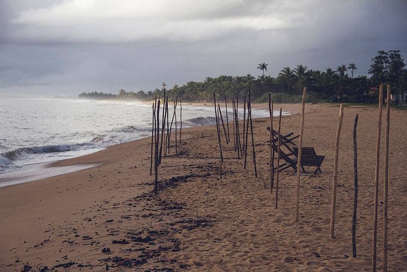 Praias desertas na Bahia