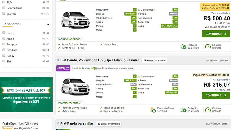 Quanto custa alugar um carro na Espanha? Aluguel RentCars