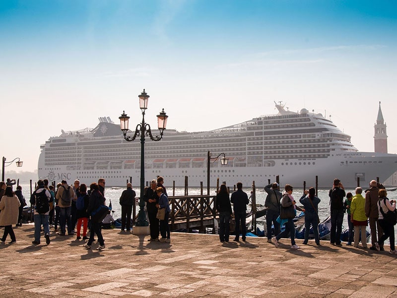 Cruzeiro em Veneza, na Itália