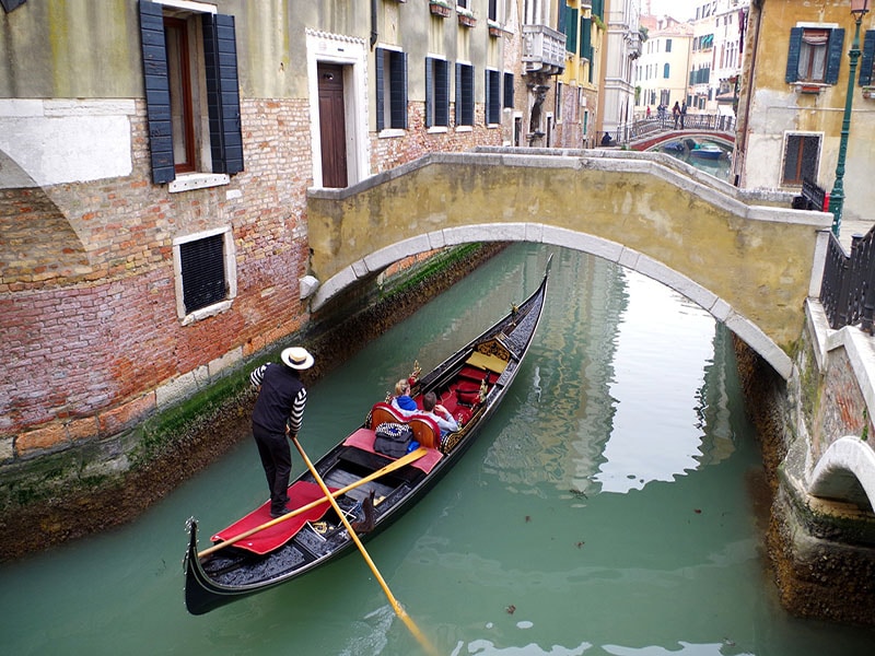 Pontos turísticos em Veneza