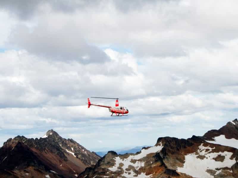 Passeio de helicóptero em Ushuaia