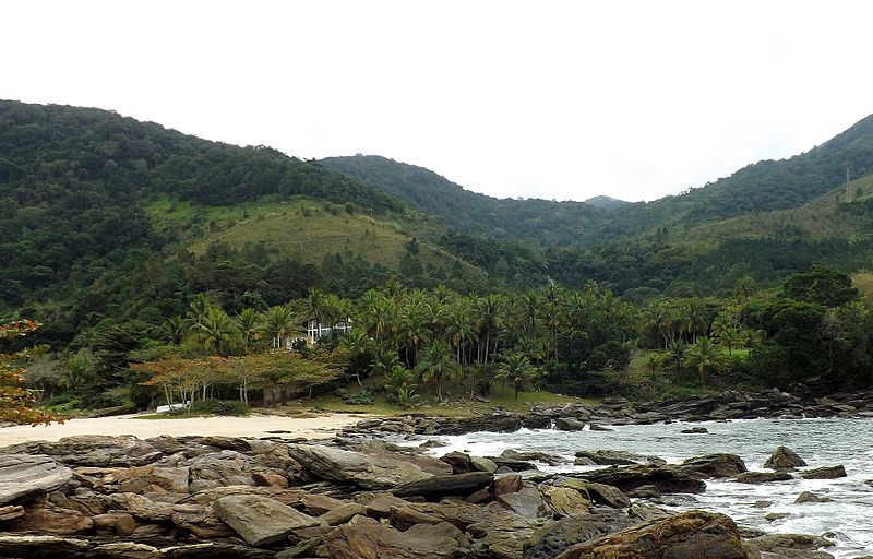 Praias desertas em São Paulo