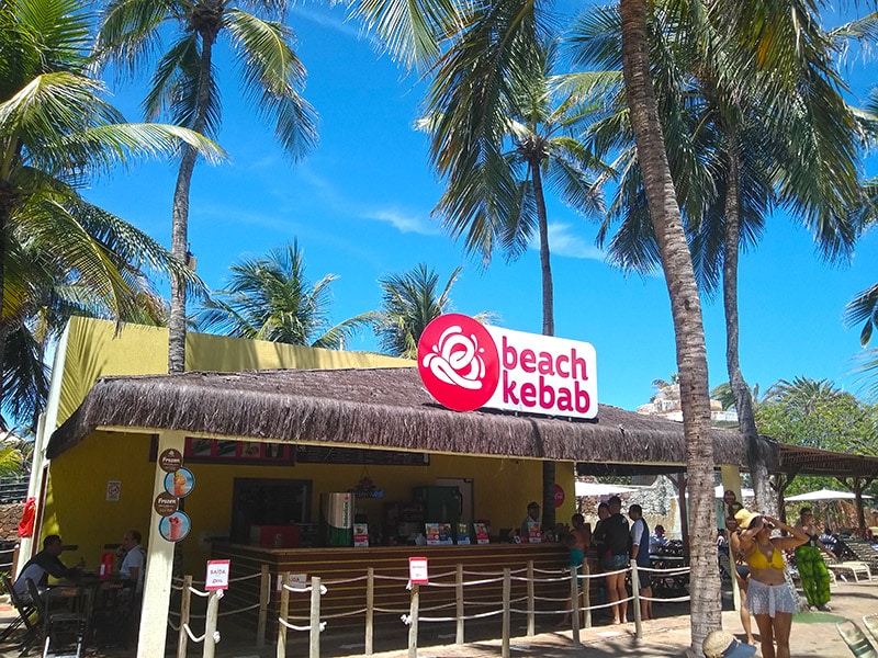 Preço da comida no Beach Park Consumo de comida no Beach Park