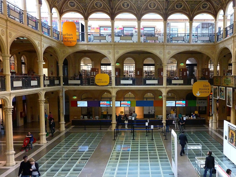 Bibliotecas na Itália