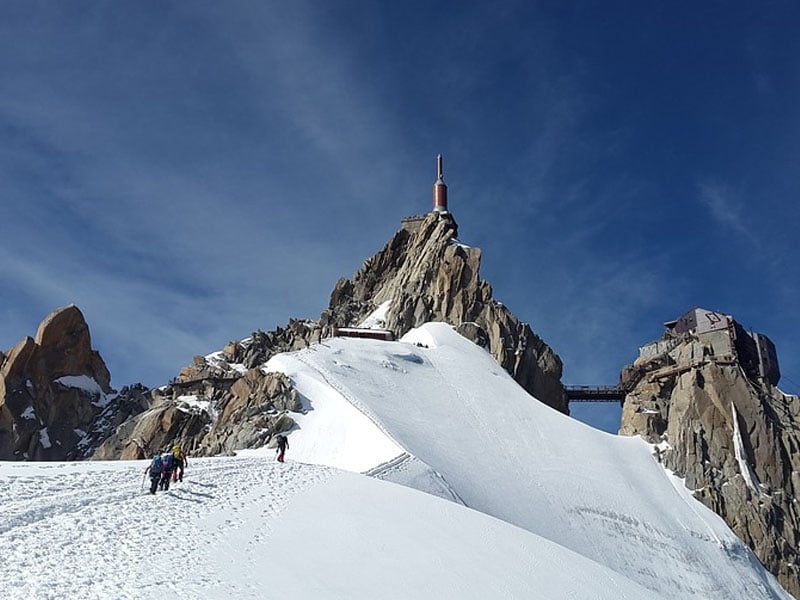 Neve nos Alpes franceses