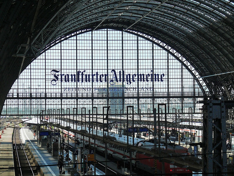 estação de trem frankfurt