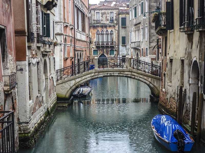 O que fazer com chuva em Veneza, na Itália