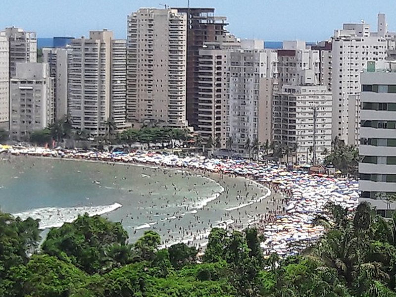 Praias populares de São paulo