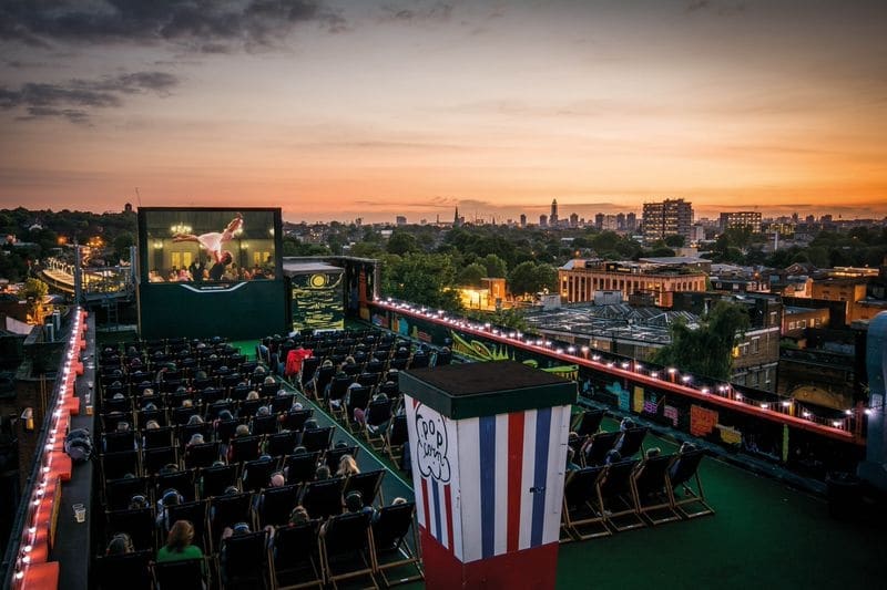 Cinema no verão em Londres