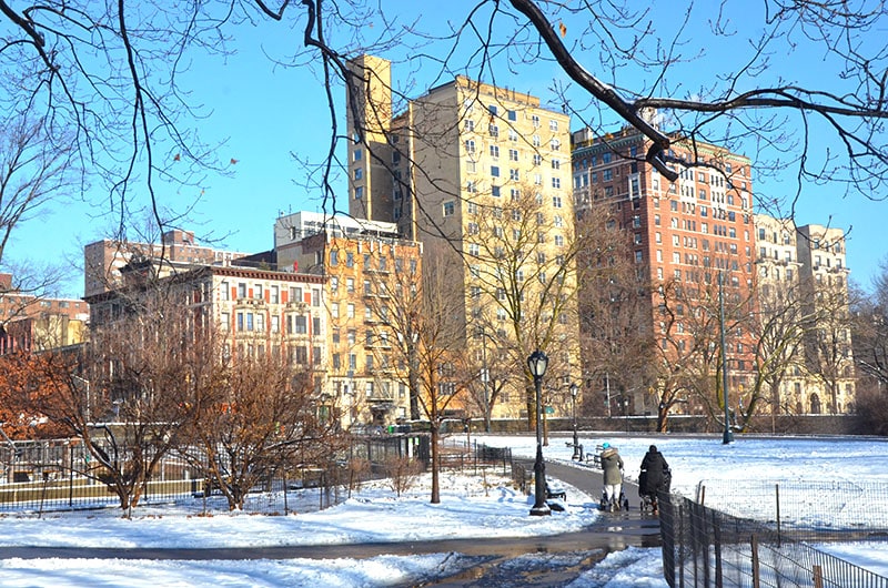 período do inverno em Nova York