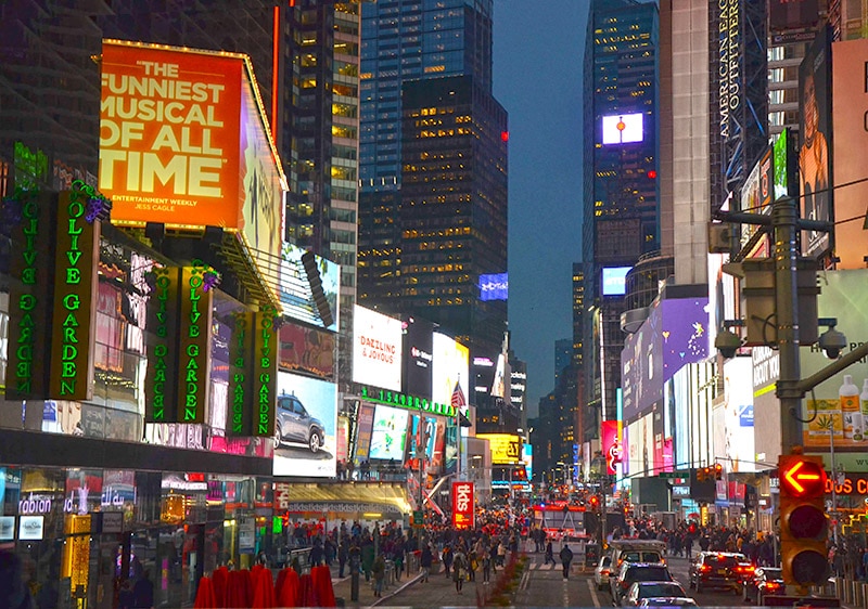 Compras na Times Square Ruas mais famosos de NY