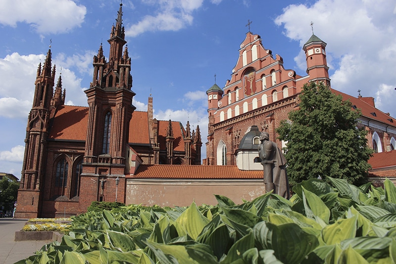 Igreja histórica de Vilnius? Igrejas em Vilnius