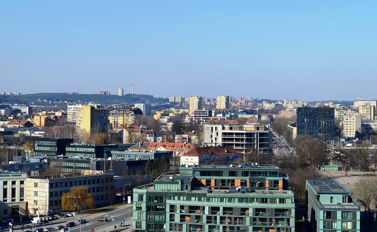 Bairros onde ficar em Vilnius