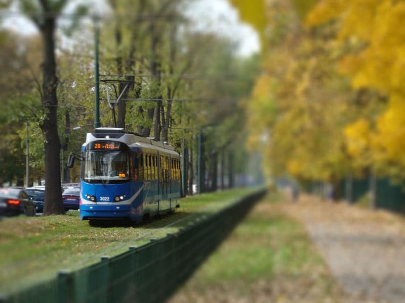 Transporte público em Cracóvia