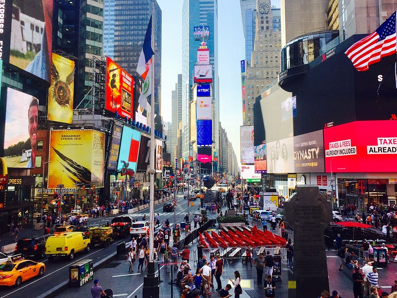 Comida de rua em Manhattan