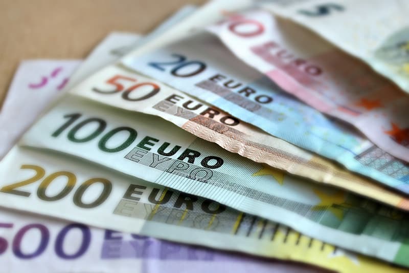 moeda da europa