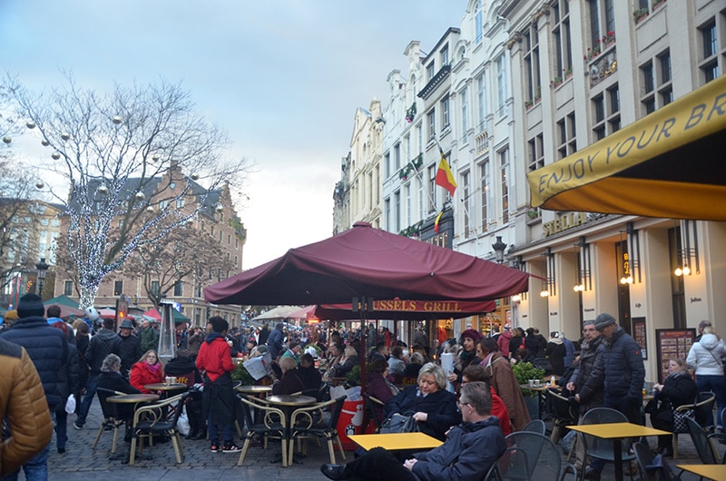 O que fazer na Bélgica em dezembro Mercado de Natal em Bruxelas