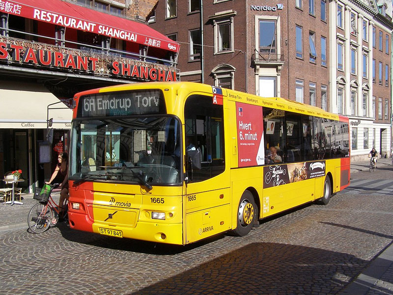 Ônibus em Copenhague