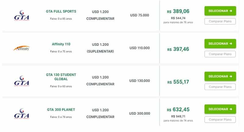 Como contratar seguro viagem? Preço de seguro viagem na América do Sul