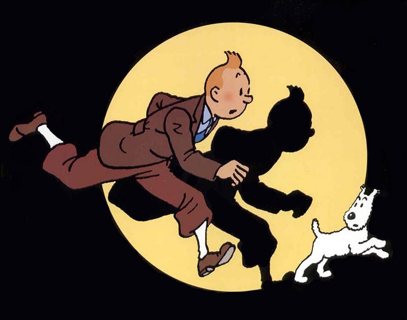 História em quadrinhos Tintin