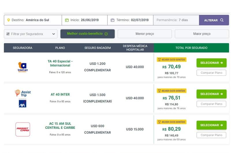Precisa de seguro viagem para Colômbia? Seguro viagem para América do Sul