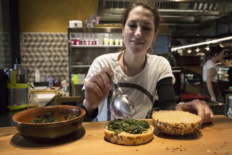 Comida saudável em Roma