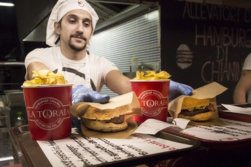 Comida boa em Roma