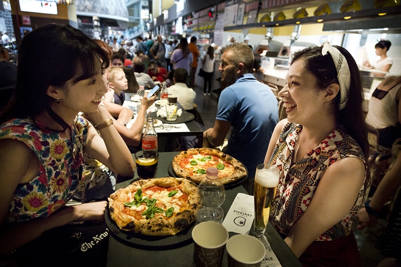 Pizza barata em Roma