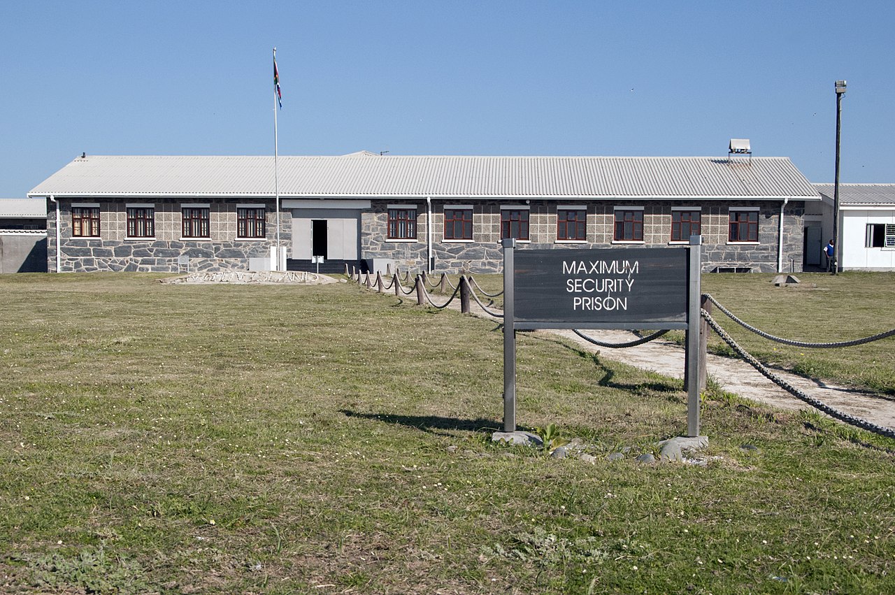 Lugares turísticos em Cape Town prisão de Robben Island