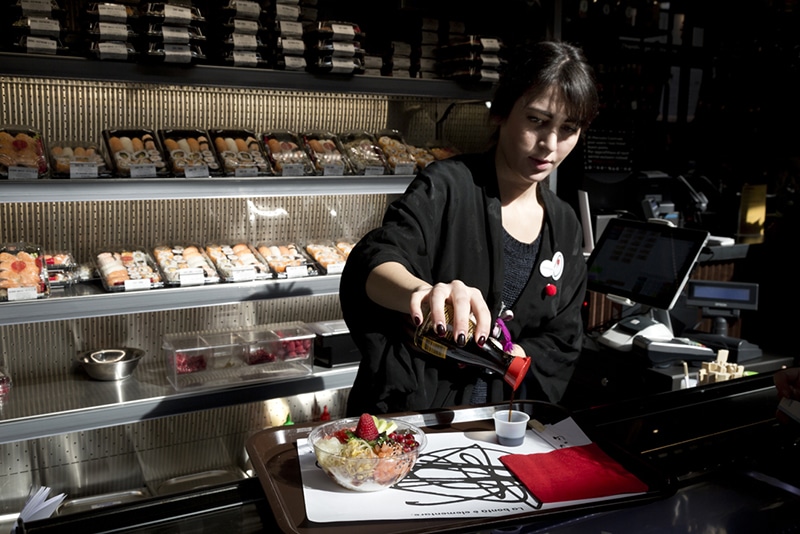 Comida no Japão em Roma