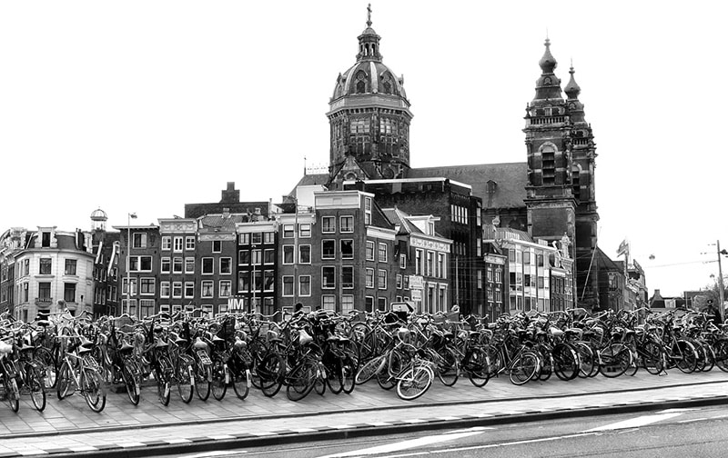 Bicicletas em Amsterdam
