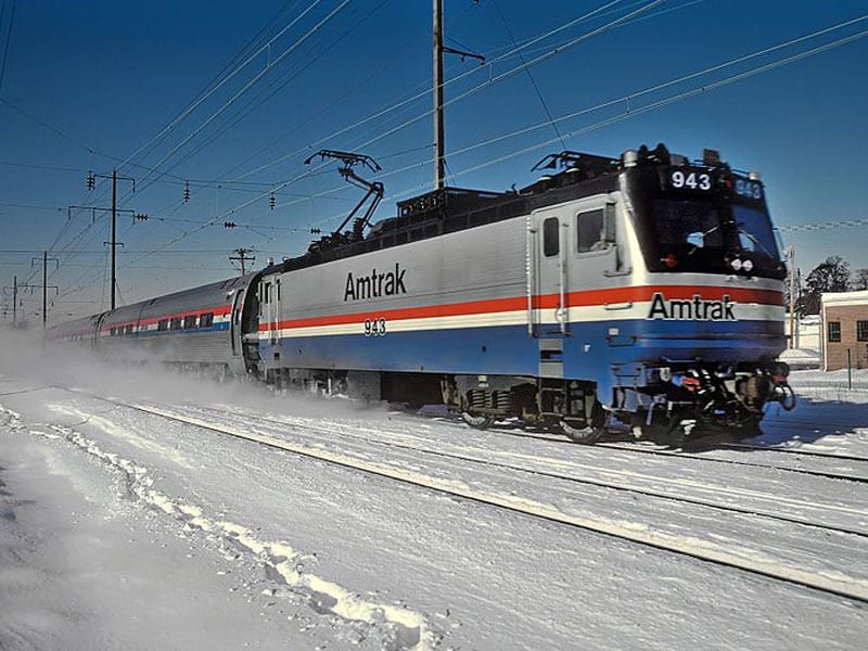 Trem do Canadá para os Estados Unidos