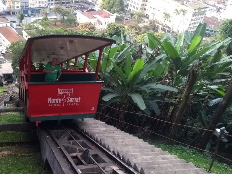 passeio de bonde nos pontos turísticos de santos