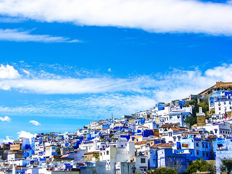 cidade azul marrocos