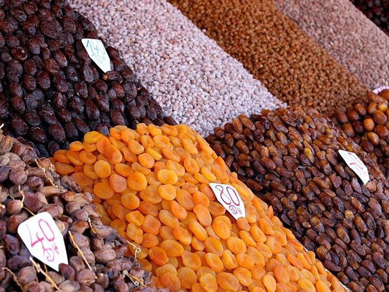 comidas típicas do Marrocos com frutas