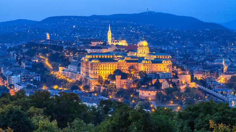 Vista do Castelo de Buda