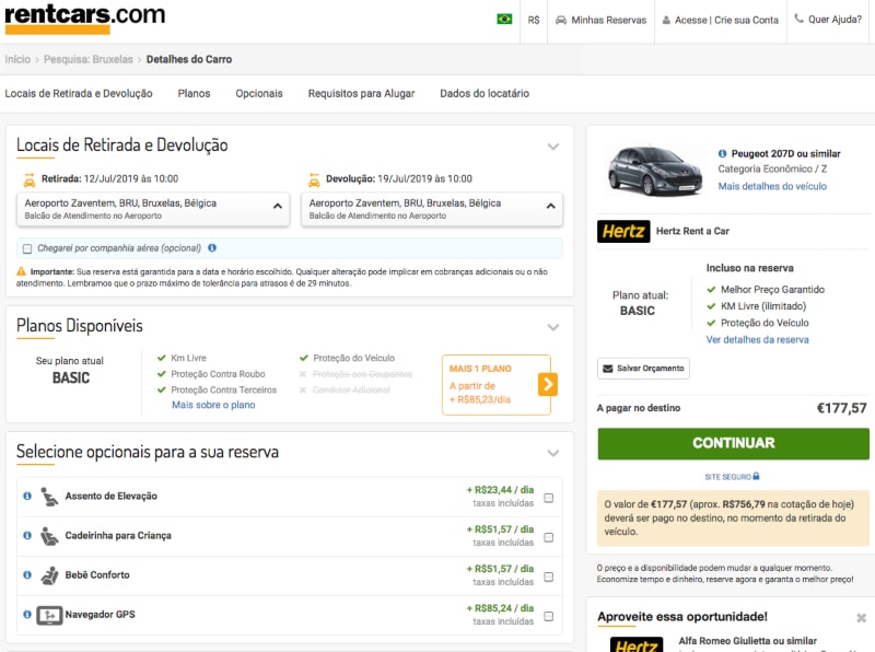 Brasileiro pode dirigir na Bélgica Rentcars na Bélgica