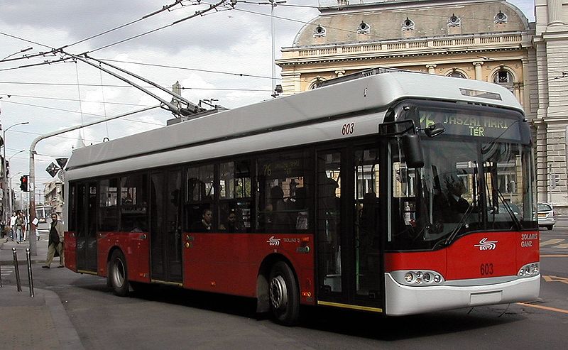 Trolleybus Budapeste