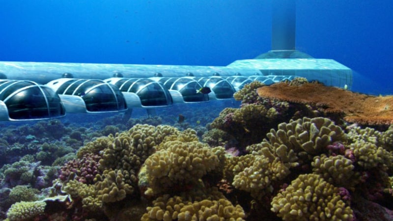 Poseidon Undersea Resort hotéis submersos Ilhas Fiji