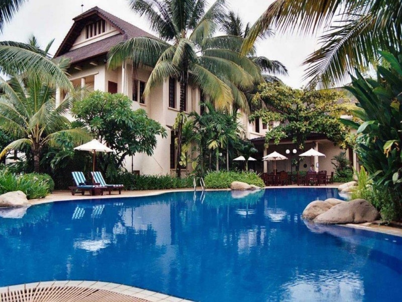 Hotel colonial no Laos Settha Palace Hotel