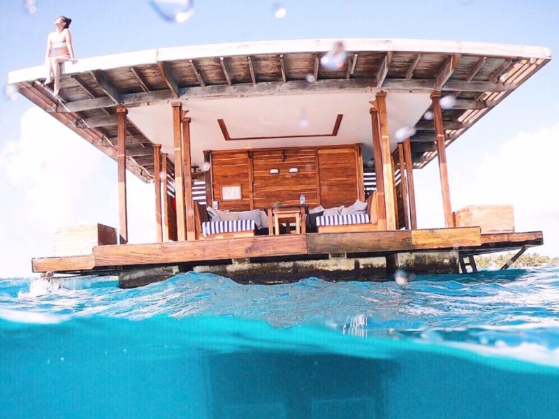 Hotel submerso Tanzânia hotéis submersos The Manta Resort