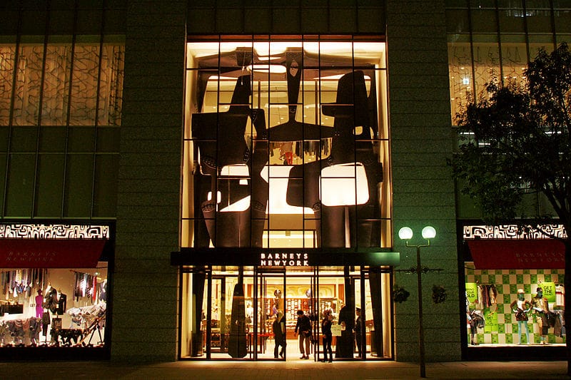 Compras em São Francisco durante a noite 